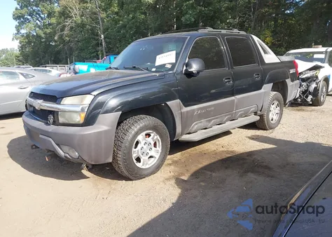 2003 Chevrolet Avalanche 1500 K1500 из США, поврежденный, VIN 3GNEK13T63G332804